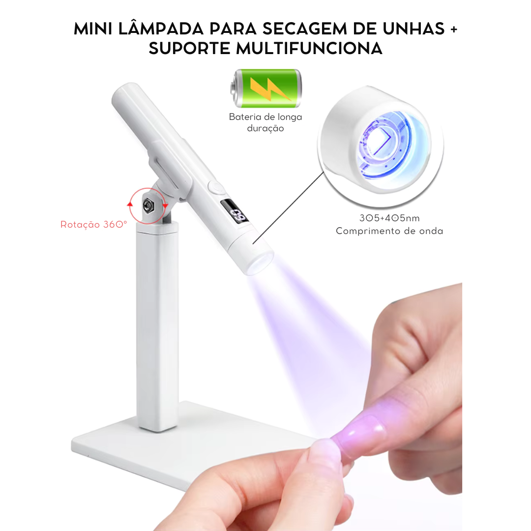 Lâmpada UV LED Profissional - Unhas de Gel