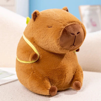 Pelúcia de Capivara Fofinha com Mochila de Abacate 🥰🥑