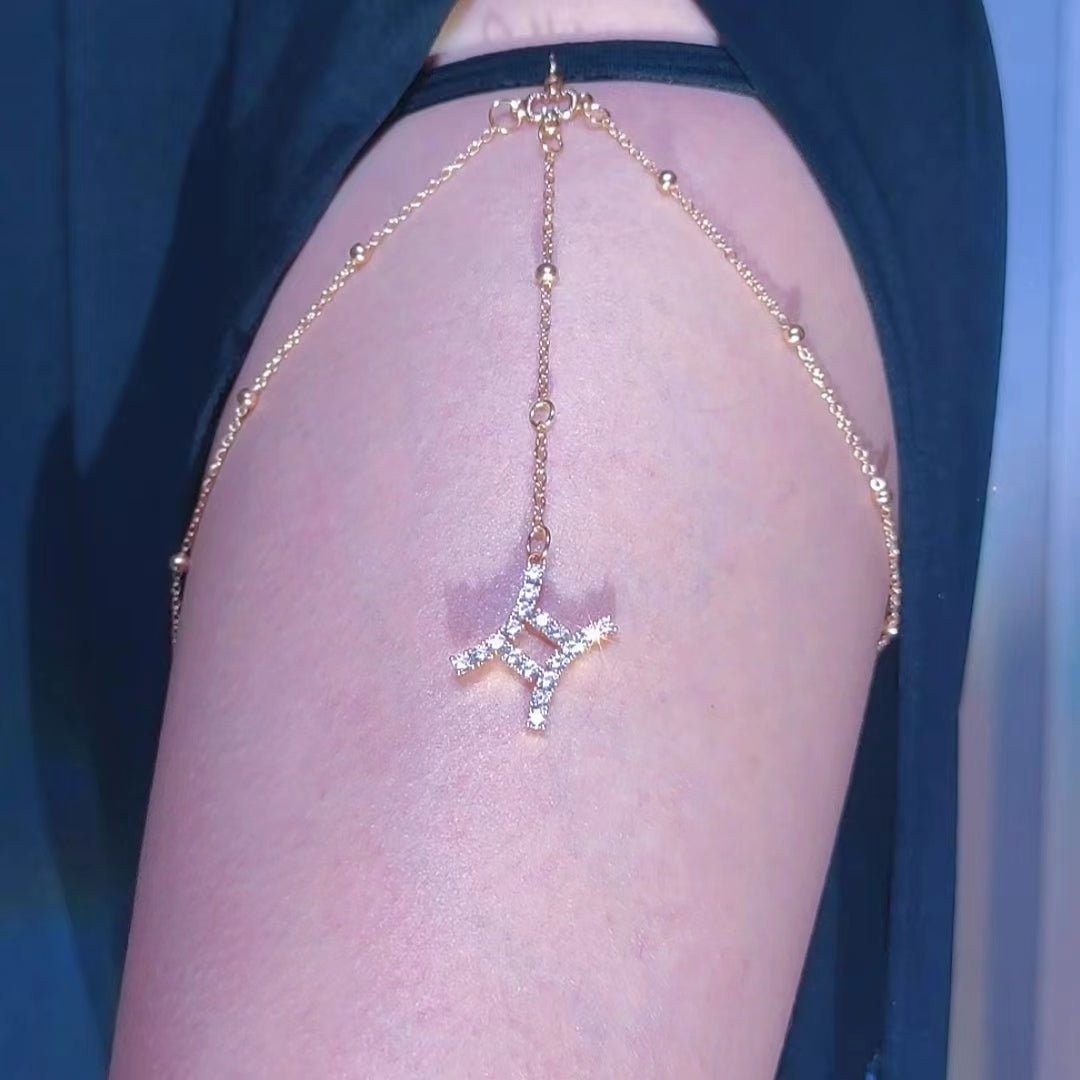 ZODIAC SIGN LEG CHAIN