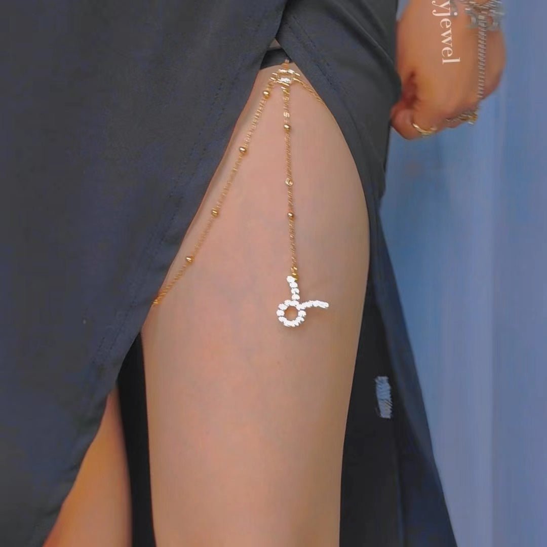 ZODIAC SIGN LEG CHAIN